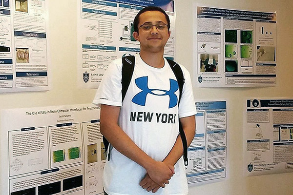 Zeyad Moustafa focused his research on “Synthesis and Characterization of Polylactic Acid Mold Chitosan Gelatin Cryogels” at STARS.