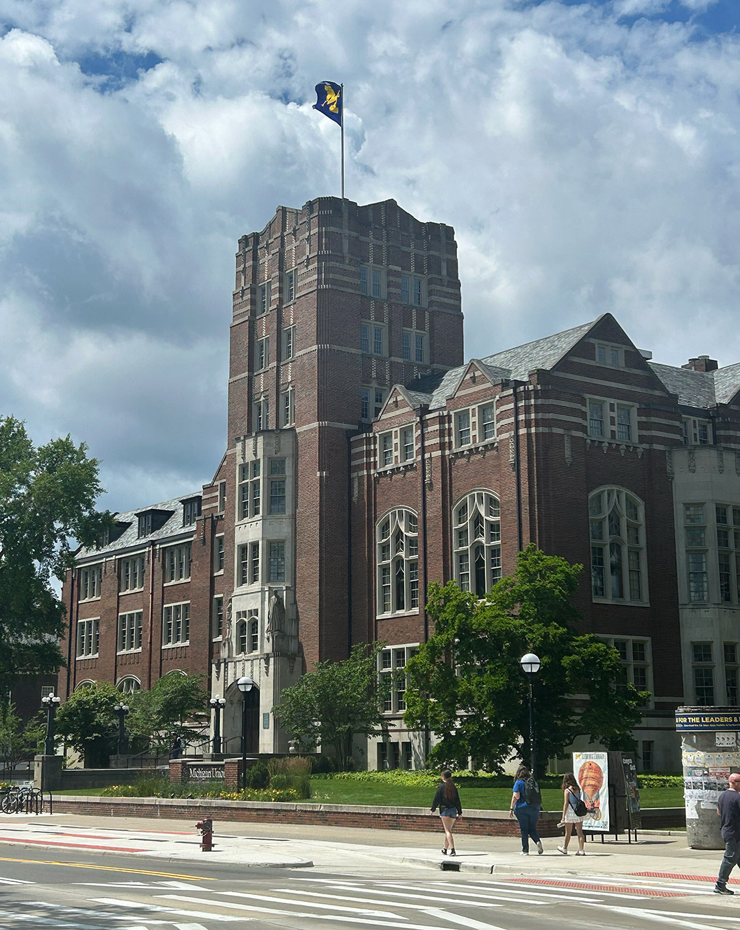Trennis Hudson explores the campus at the Michigan Math and Science Scholars Program.
