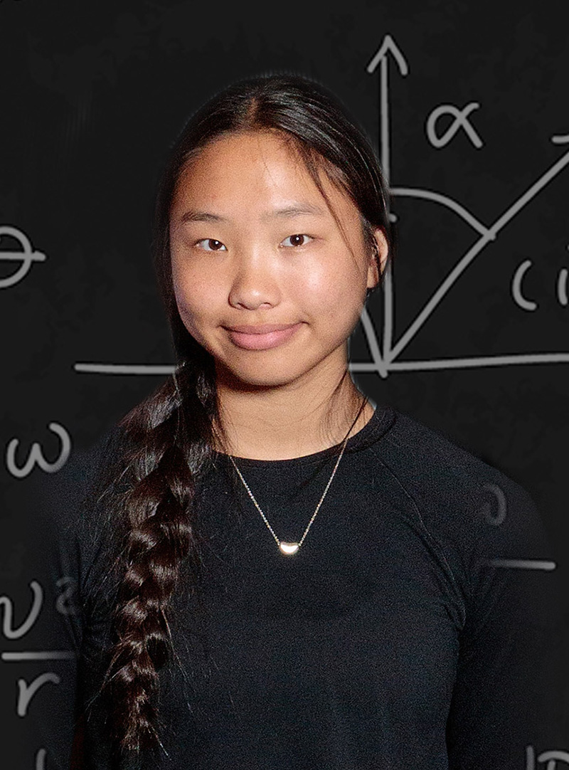Trennis Hudson explores campus art at the Michigan Math and Science Scholars Program.